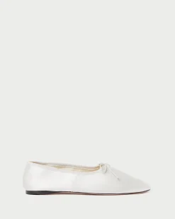 Loeffler Randall Landon Satin Ballet Flat| FOR THE BRIDE|Casual Staples