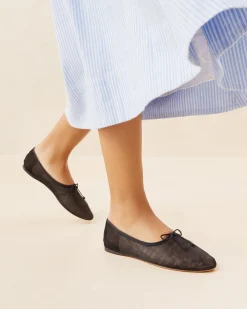 Loeffler Randall Landon Satin Ballet Flat| SOMETHING BLUE|FOR THE BRIDE