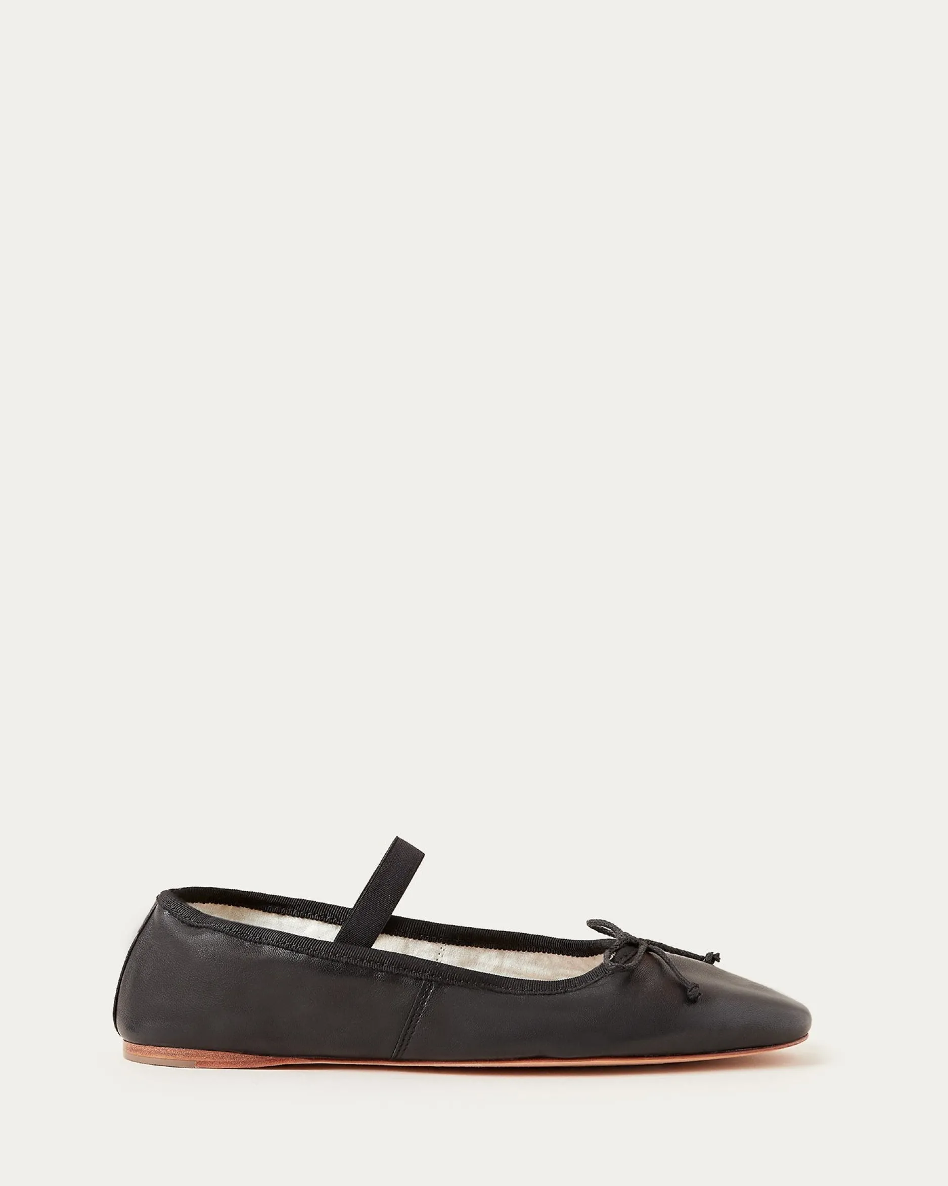 Loeffler Randall Leonie Chocolate Leather Flat| Flats & Loafers