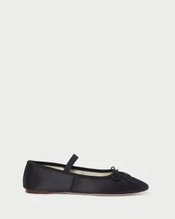 Loeffler Randall Leonie Chocolate Leather Flat| Flats & Loafers