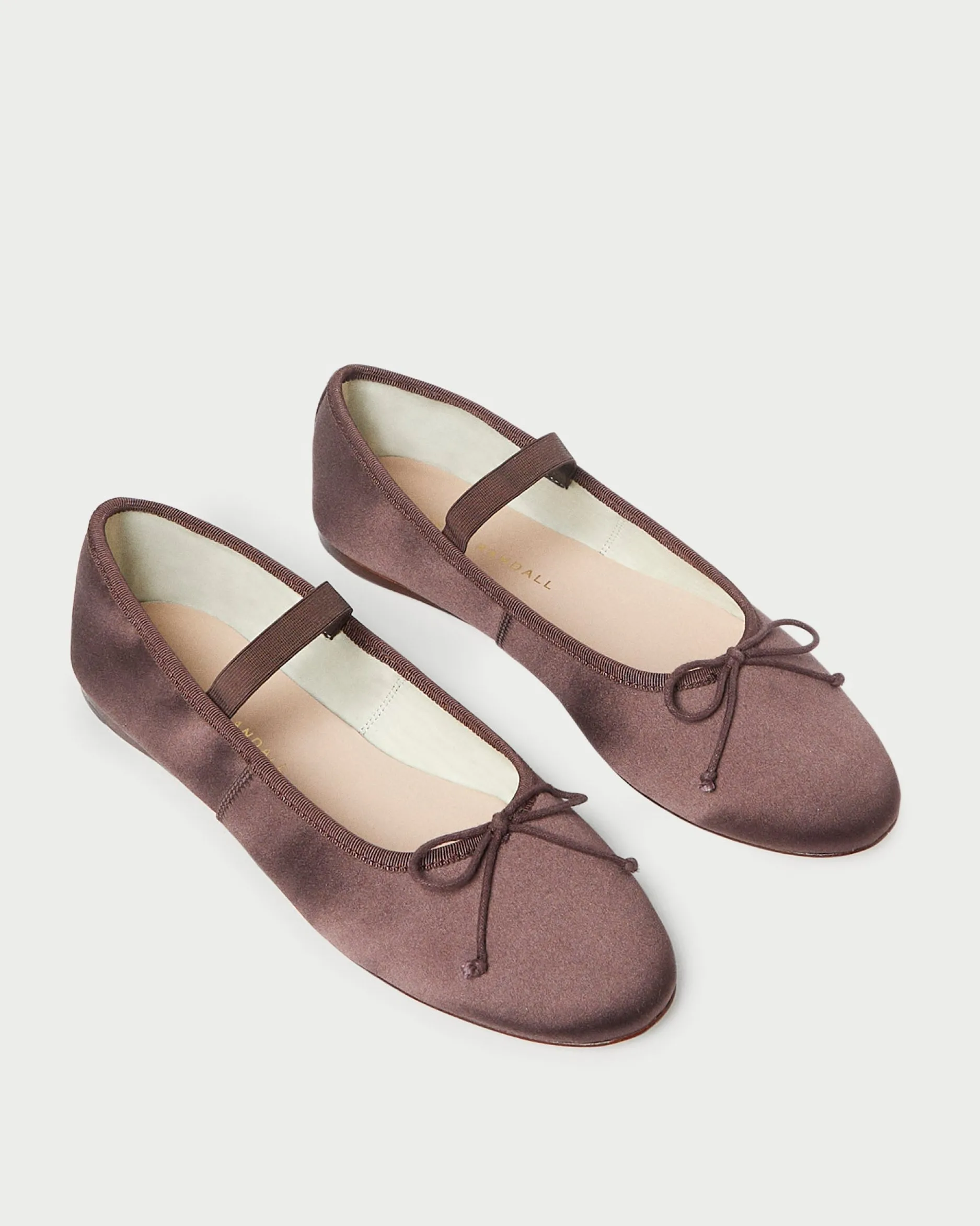 Loeffler Randall Leonie Chocolate Leather Flat| Flats & Loafers