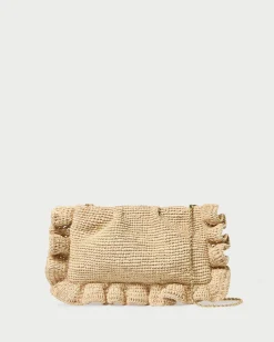 Loeffler Randall Mavis Moiré Ruffle Clutch| Event Essentials|Vacation Shop