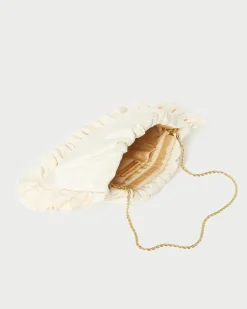 Loeffler Randall Mavis Moiré Ruffle Clutch| Event Essentials|Vacation Shop