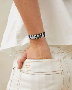 Loeffler Randall Mayan Hands Navy Mama Bracelet| Jewelry|Accessories
