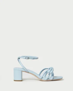Loeffler Randall Mikel Bow Mid-Heel Sandal| SOMETHING BLUE|FOR THE GUESTS