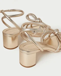 Loeffler Randall Mikel Bow Mid-Heel Sandal| SOMETHING BLUE|FOR THE GUESTS