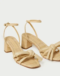 Loeffler Randall Mikel Bow Mid-Heel Sandal| FOR THE BRIDE|Casual Staples
