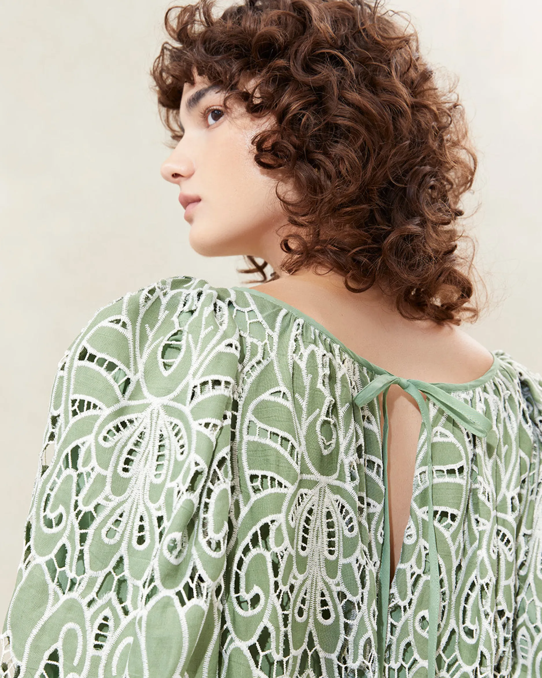 Loeffler Randall Mimi Blue Puff-Sleeve Dress| Jessie Loves|Dresses