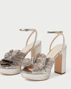 Loeffler Randall Natalia Platform Bow Heel| FOR THE BRIDE|Heeled Sandals