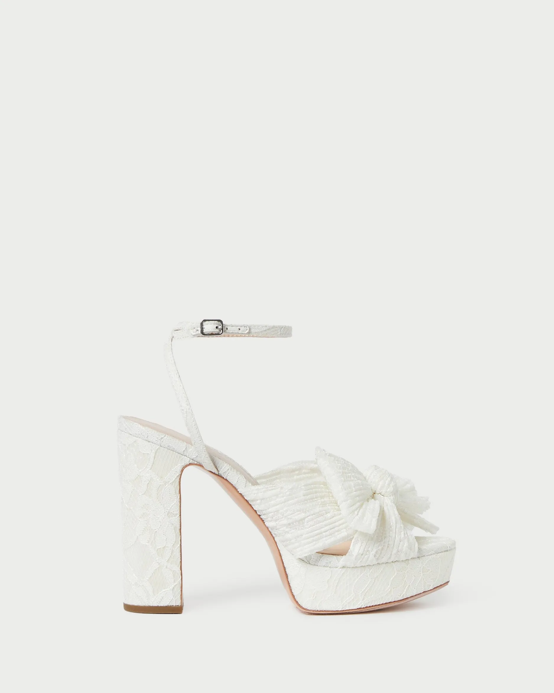 Loeffler Randall Natalia Platform Bow Heel| FOR THE BRIDE|Heeled Sandals