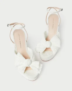 Loeffler Randall Natalia Platform Bow Heel| FOR THE BRIDE|Heeled Sandals