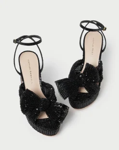 Loeffler Randall Natalia Platform Bow Heel| SOMETHING BLUE|FOR THE BRIDE