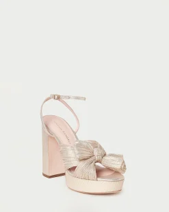 Loeffler Randall Natalia Platform Bow Heel| SOMETHING BLUE|FOR THE BRIDE