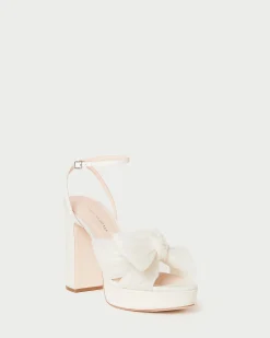 Loeffler Randall Natalia Platform Bow Heel| FOR THE BRIDE|Heeled Sandals