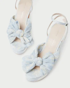 Loeffler Randall Natalia Platform Bow Heel| FOR THE BRIDE|Heeled Sandals