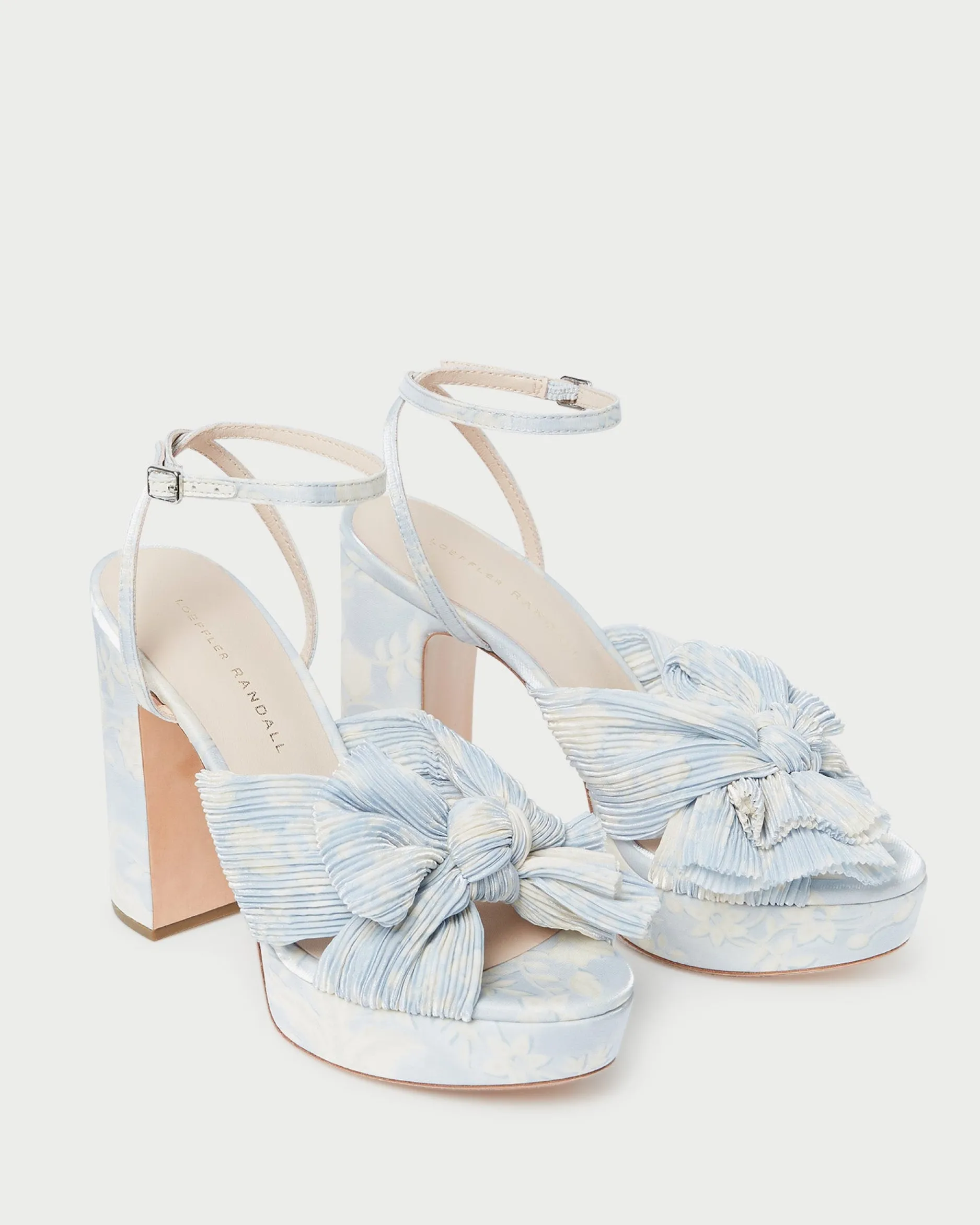 Loeffler Randall Natalia Platform Bow Heel| FOR THE BRIDE|Heeled Sandals