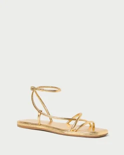 Loeffler Randall Noor Leather Flat Sandal| FOR THE GUESTS|Flat Sandals