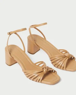 Loeffler Randall Olivia Knot Mid-Heel Sandal| FOR THE BRIDE|Event Essentials