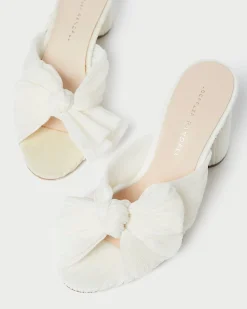 Loeffler Randall Penny Pleated Bow Heel| FOR THE BRIDE|Event Essentials
