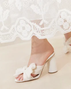 Loeffler Randall Penny Pleated Bow Heel| FOR THE BRIDE|Event Essentials