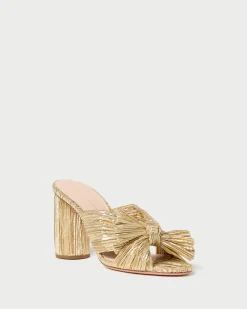 Loeffler Randall Penny Pleated Bow Heel| SOMETHING BLUE