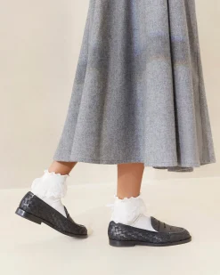 Loeffler Randall Rachel Raffia Loafer| Casual Staples|Flats & Loafers