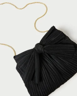 Loeffler Randall Rayne Black Bow Clutch| Clutches