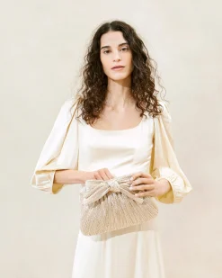 Loeffler Randall Rayne Bow Clutch| FOR THE BRIDE|Clutches
