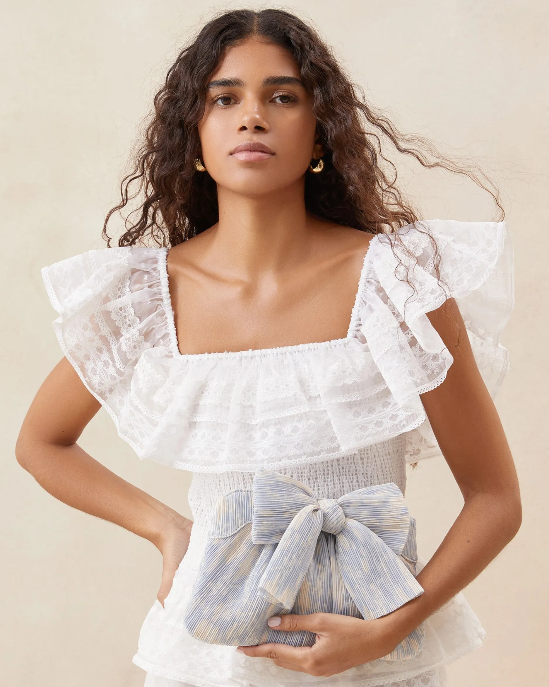 Loeffler Randall Rayne Bow Clutch| Event Essentials|Clutches