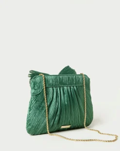 Loeffler Randall Rayne Pleated Bow Clutch| Clutches
