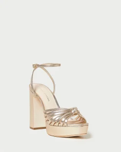 Loeffler Randall Rivka Knot Platform Sandal| SOMETHING BLUE|FOR THE BRIDE