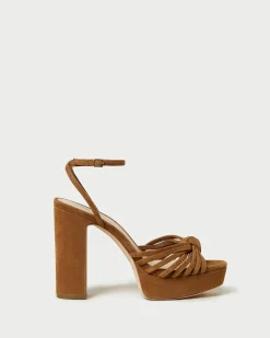 Loeffler Randall Rivka Knot Platform Sandal| SOMETHING BLUE|FOR THE BRIDE