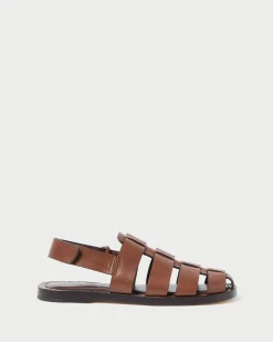 Loeffler Randall Sawyer Leather Caged Sandal| Casual Staples|Vacation Shop