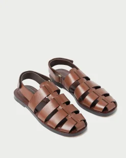 Loeffler Randall Sawyer Leather Caged Sandal| Casual Staples|Vacation Shop