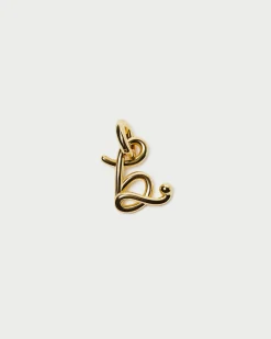 Loeffler Randall Small Gold Letter "J" Charm| Jewelry|Accessories