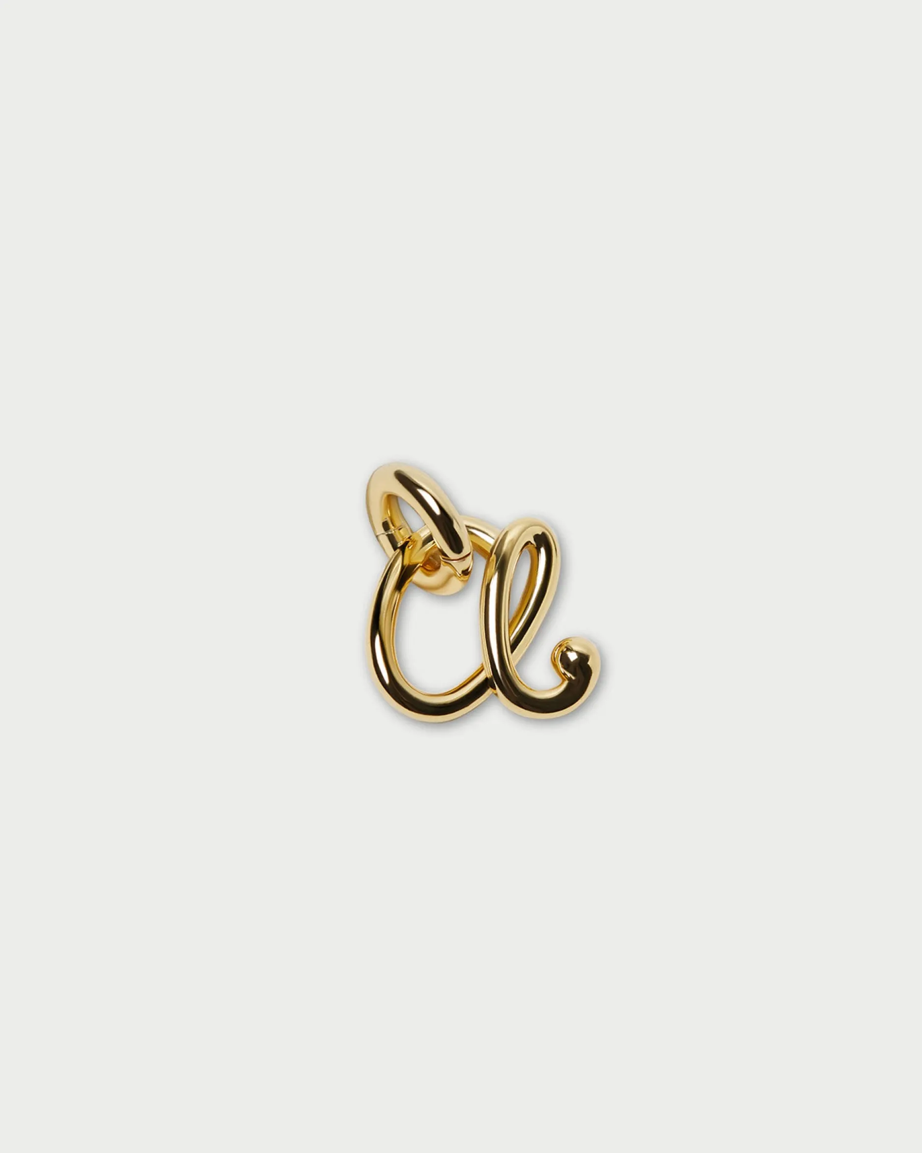 Loeffler Randall Small Gold Letter "O" Charm| Jewelry|Accessories