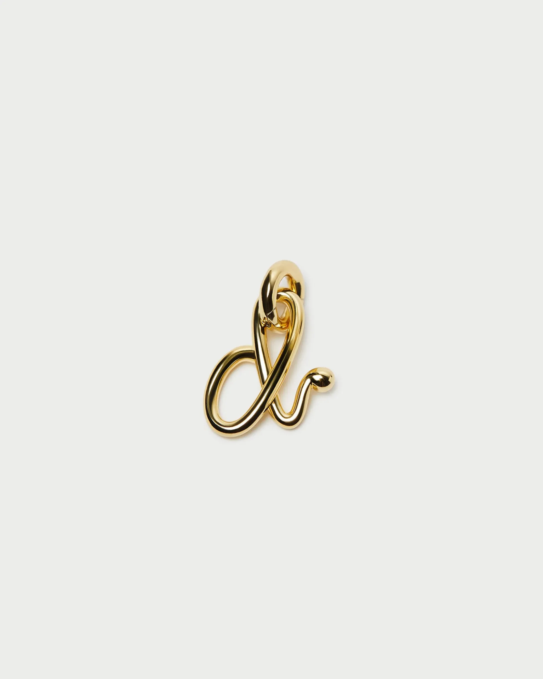 Loeffler Randall Small Gold Letter "O" Charm| Jewelry|Accessories