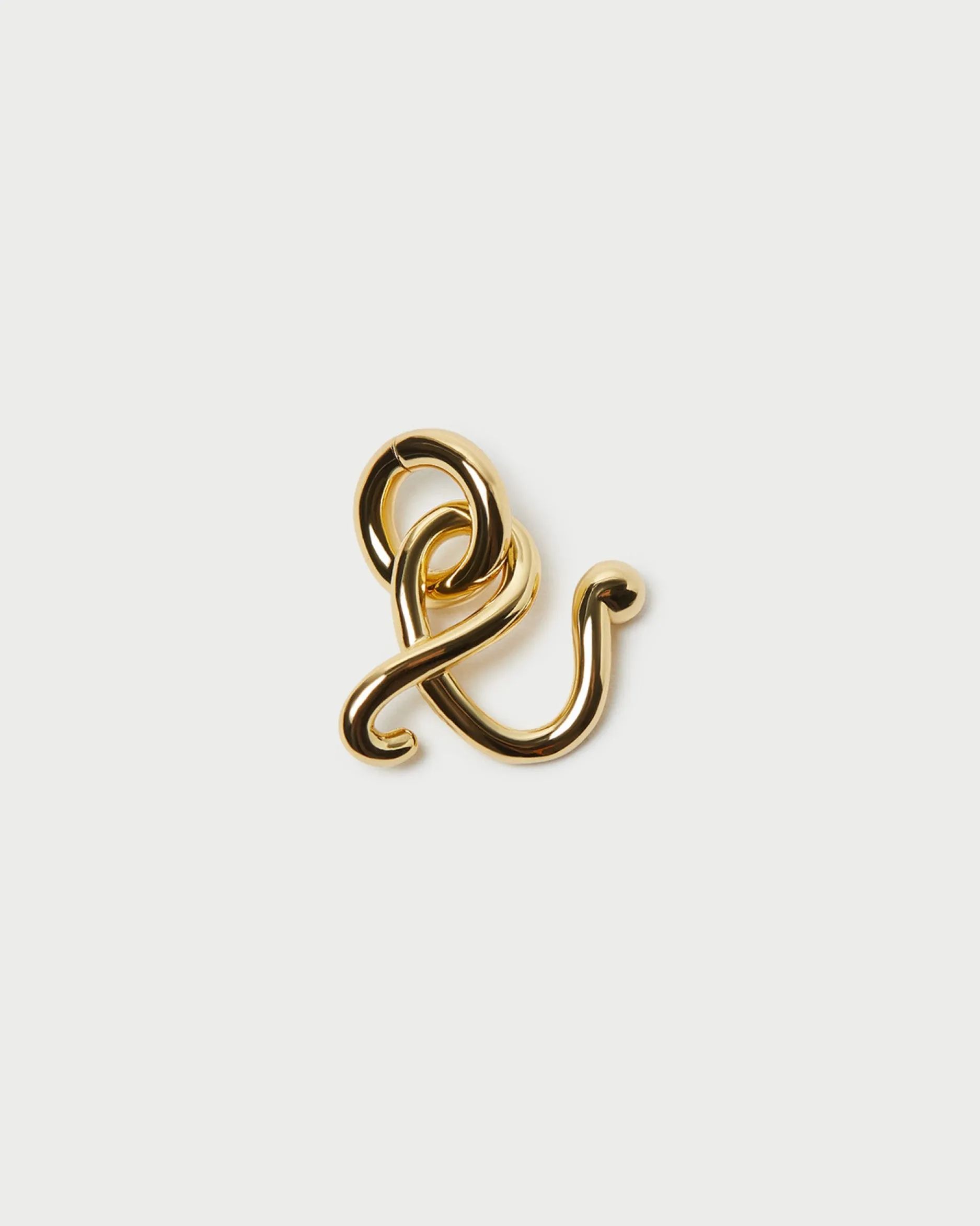 Loeffler Randall Small Gold Letter "O" Charm| Jewelry|Accessories