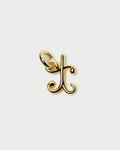 Loeffler Randall Small Gold Letter "T" Charm| Jewelry|Accessories