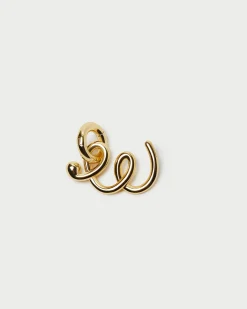 Loeffler Randall Small Gold Letter "W" Charm| Jewelry|Accessories