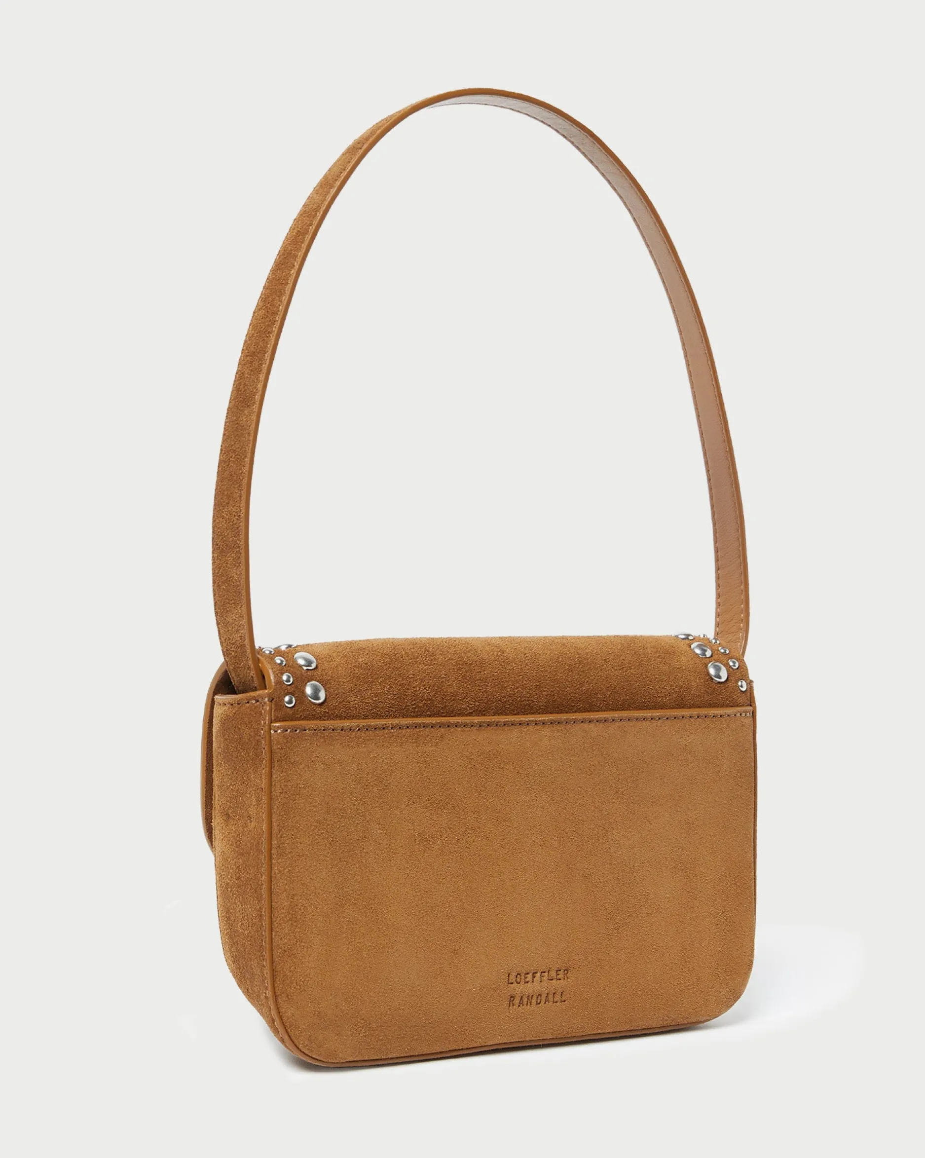 Loeffler Randall Stefania Cacao Studded Baguette Bag| Casual Staples|Vacation Shop