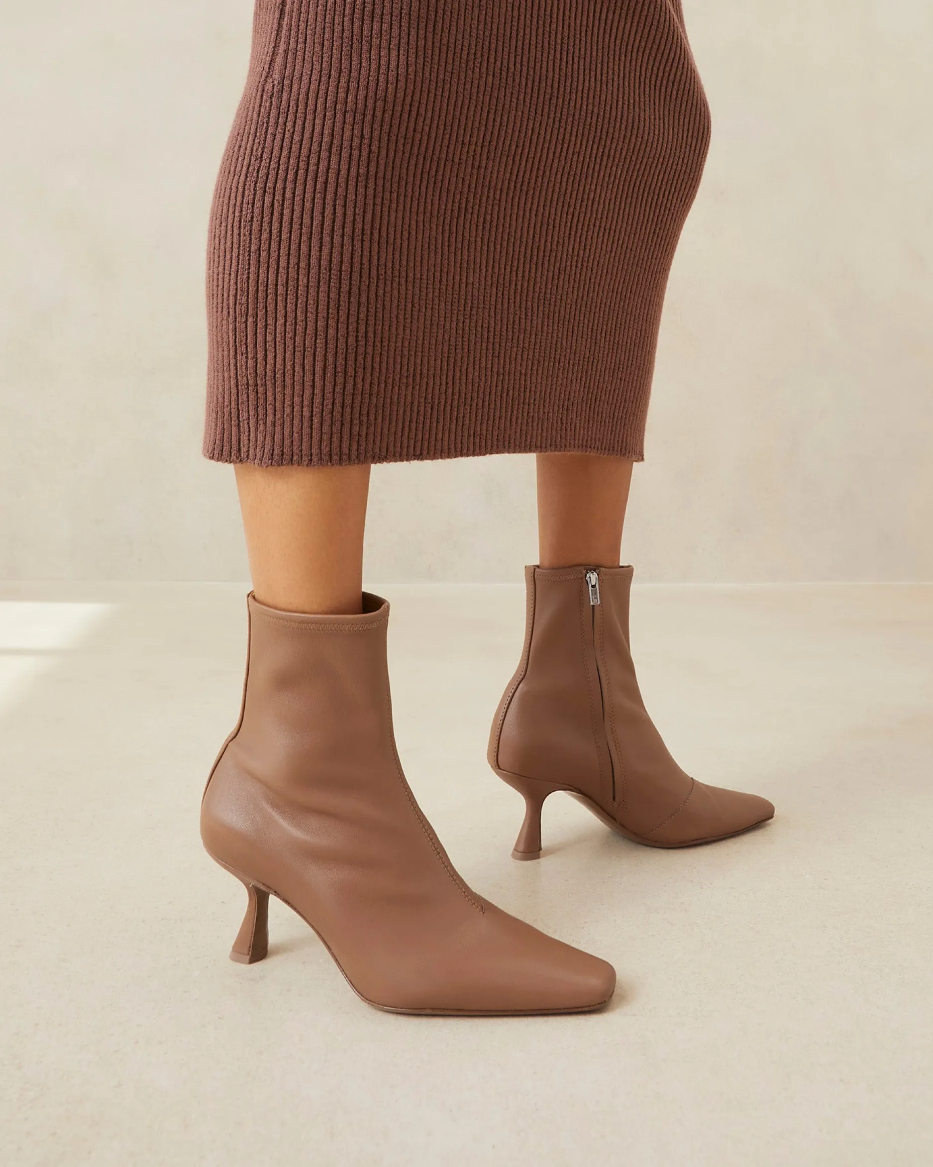 Loeffler Randall Thandy Black Curved Heel Bootie| Boots