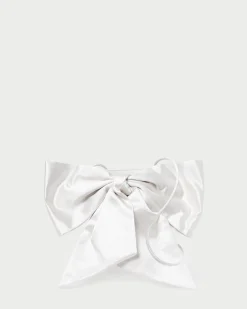 Loeffler Randall Violet Satin Bow Crossbody| FOR THE BRIDE|Crossbodies