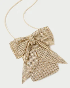 Loeffler Randall Violet Satin Bow Crossbody| FOR THE BRIDE|Crossbodies